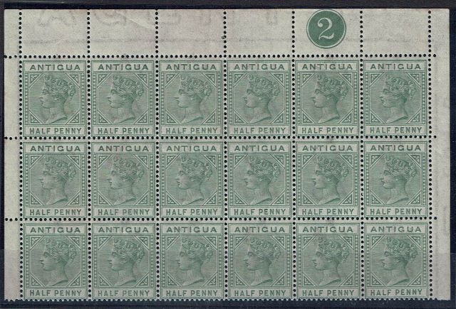 Image of Antigua SG 21/21a UMM British Commonwealth Stamp
